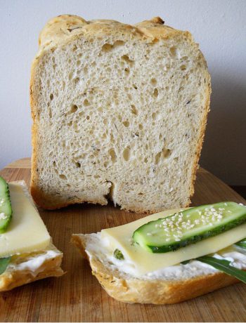 Balta duona su krapais - bulviukose.lt