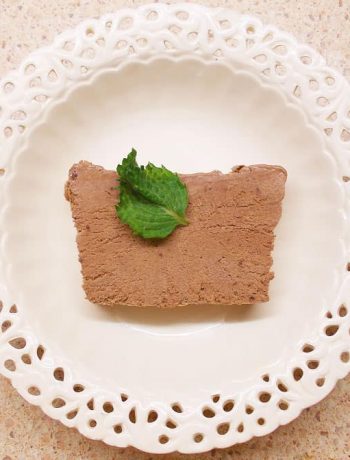 Šokoladiniai ledai - Semifreddo al cioccolato - bulviukose.lt