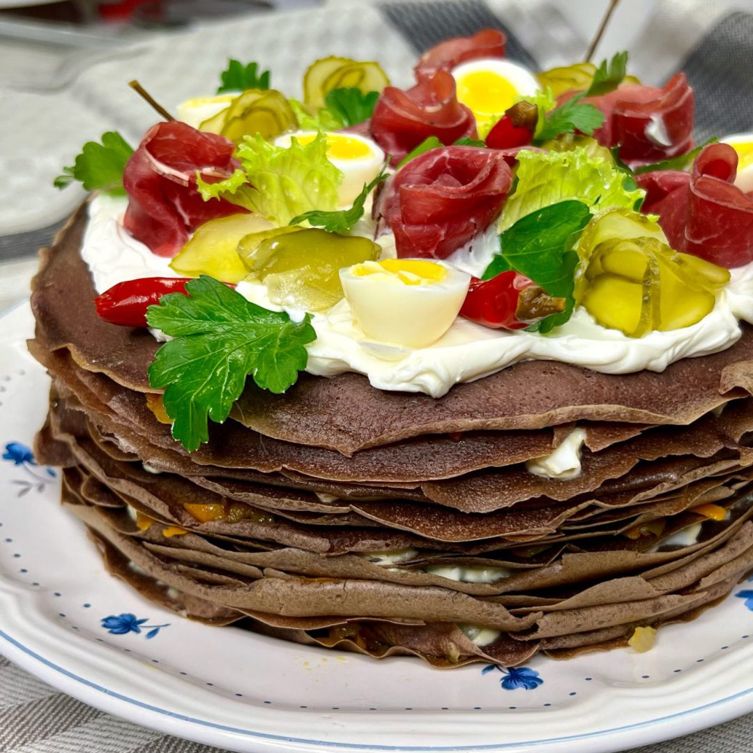 Ukrainietiškas kepenėlių tortas