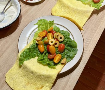 Grūdėtos varškės lavašas