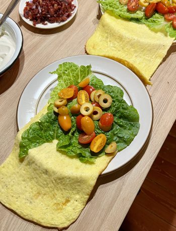 Grūdėtos varškės lavašas