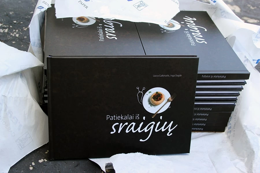 Patiekalai iš sraigių knyga - bulviukose.lt