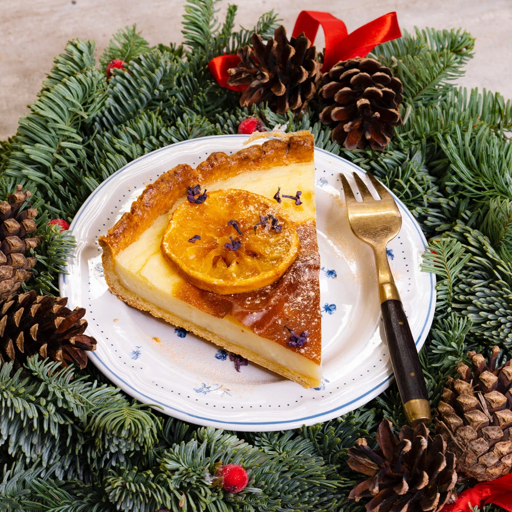 Kalėdinė mandarinų tarta