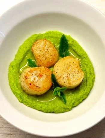 Šukutės su žirnelių pesto