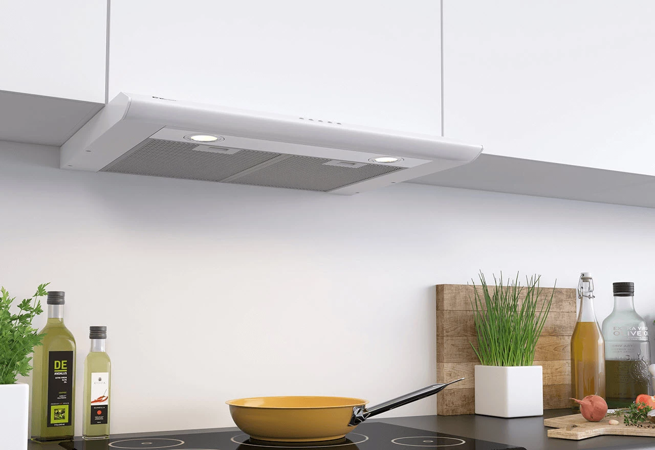 Gartraukis Super Silent white įmontuotas